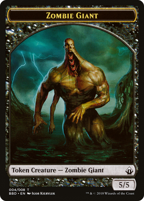 Zombie Giant Token (BBD-004) - Battlebond Tokens