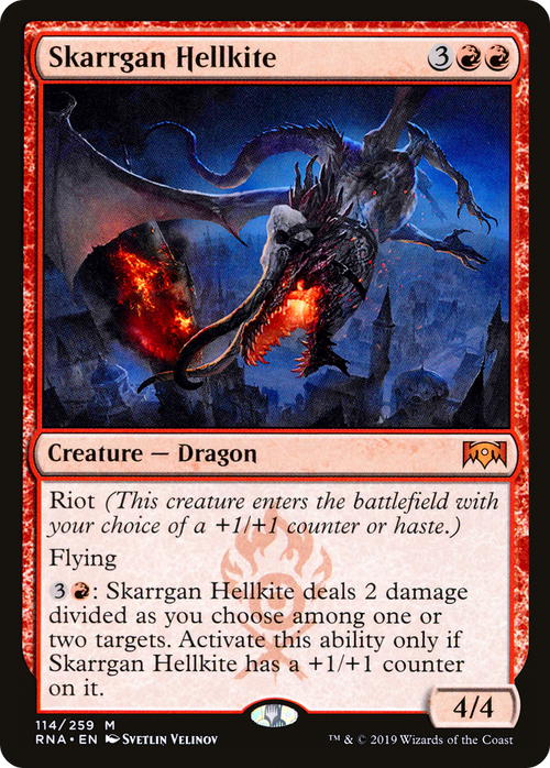 Skarrgan Hellkite (RNA-114) - Ravnica Allegiance Foil