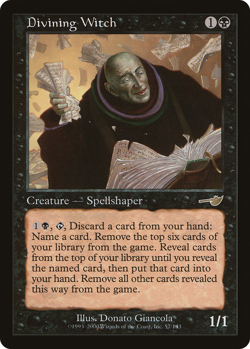 Divining Witch (NMS-057) - Nemesis Foil