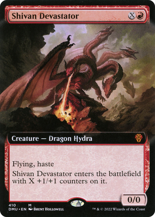Shivan Devastator (Extended Art) (DMU-410) - Dominaria United: (Extended Art) Foil