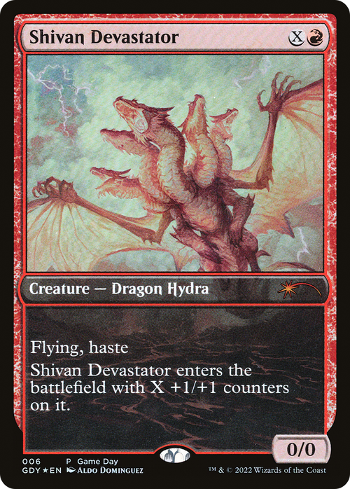 Shivan Devastator (GAME-006) - Game Day Promos Foil