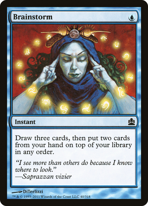 Brainstorm (CMD-040) - Commander 2011