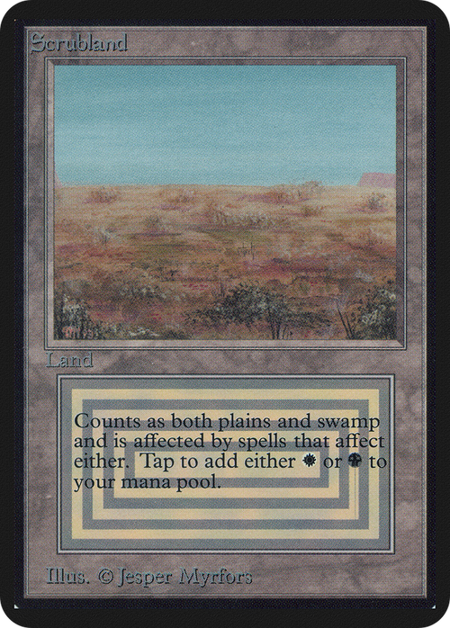Scrubland (LEA-) - Limited Edition Alpha