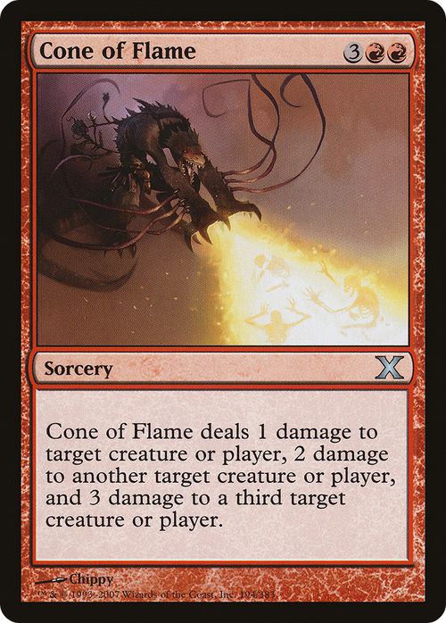 Cone of Flame (10E-194) - Tenth Edition Foil