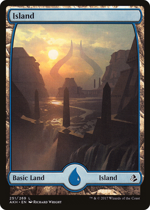 Island (251) - Full Art (AKH-251) - Amonkhet