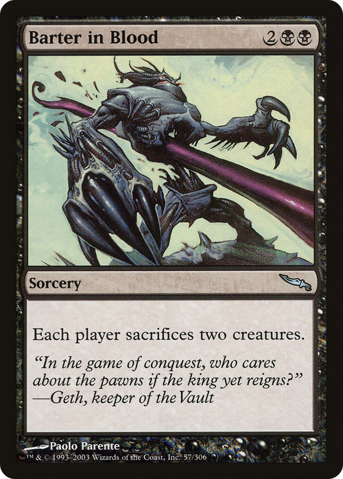 Barter in Blood (MRD-057) - Mirrodin