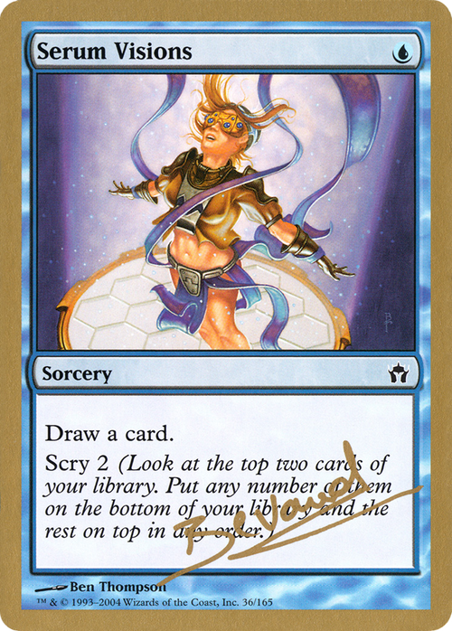 Serum Visions - 2004 Manuel Bevand (5DN) (WCD-MB36) - World Championship Decks 2004