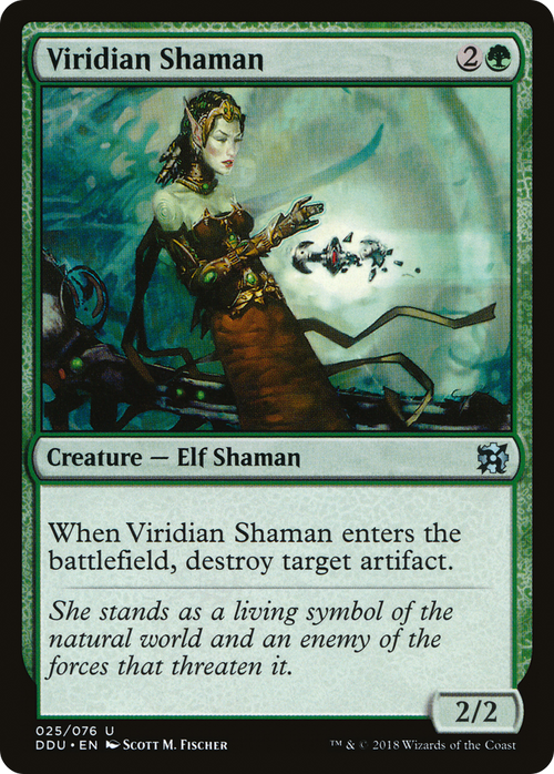 Viridian Shaman (DDU-025) - Duel Decks: Elves vs. Inventors