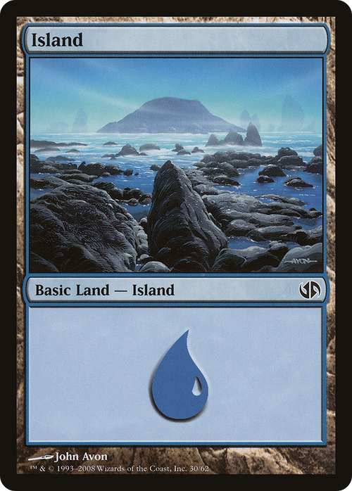 Island (30) (DD2-030) - Duel Decks: Jace vs. Chandra