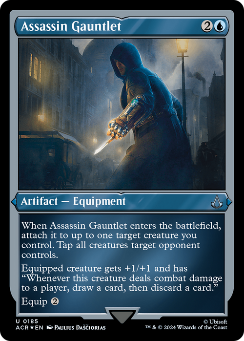 Assassin Gauntlet (Foil Etched) (ACR-185) - Assassin's Creed Foil