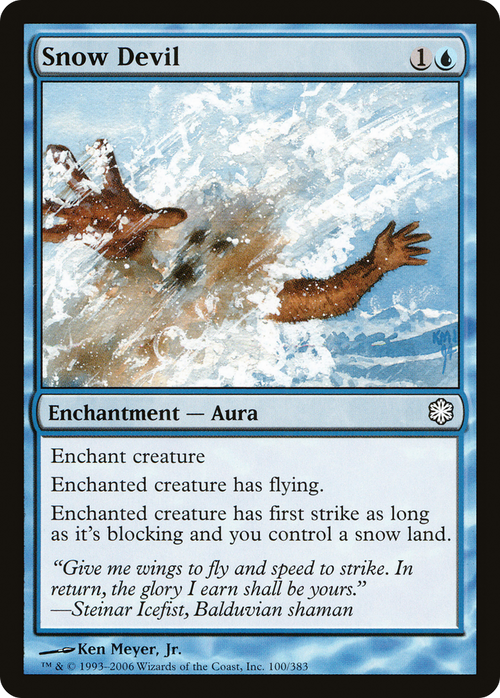 Snow Devil (CTD-100) - Coldsnap Theme Decks