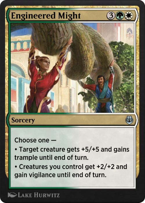 Engineered Might (KLR-195) - Kaladesh Remastered
