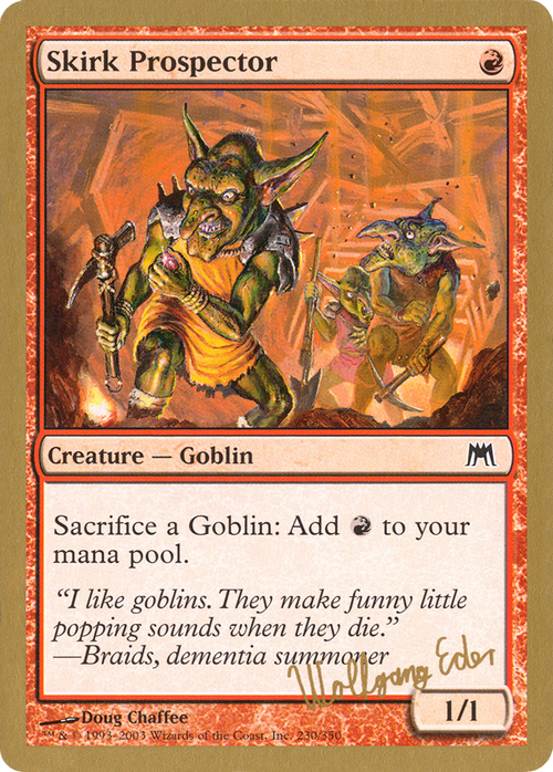 Skirk Prospector (WCD-WE230) - World Championship Decks 2003