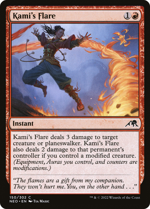 Kami's Flare (NEO-150) - Kamigawa: Neon Dynasty