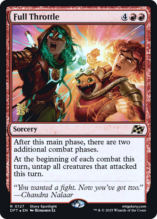 Full Throttle (PRE-127S) - Prerelease Cards Foil