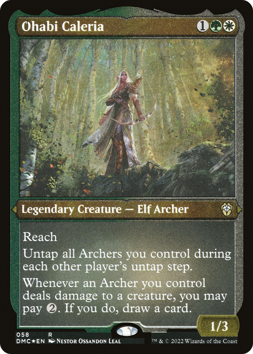 Ohabi Caleria (Foil Etched) (DMC-058) - Dominaria United Commander Foil