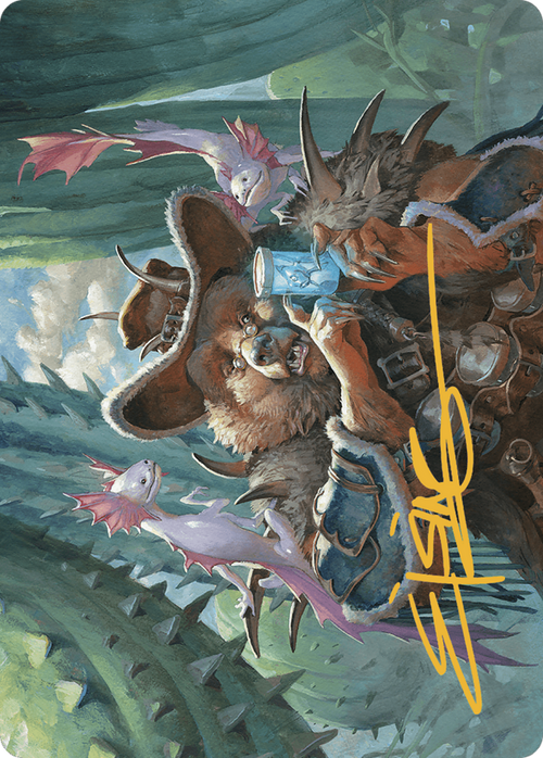 Doc Aurlock, Grizzled Genius // Doc Aurlock, Grizzled Genius (AOTJ-021) - Outlaws of Thunder Junction Art Series (Borderless) Foil