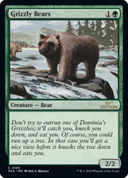 Grizzly Bears (30A-195) - 30th Anniversary Edition