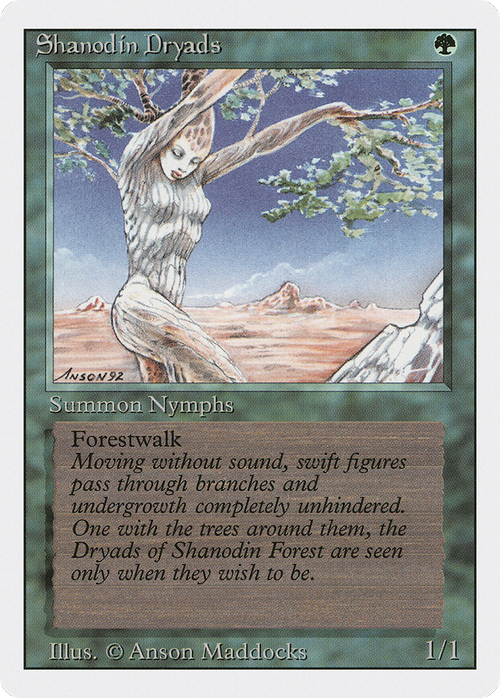 Shanodin Dryads (3ED-) - Revised Edition