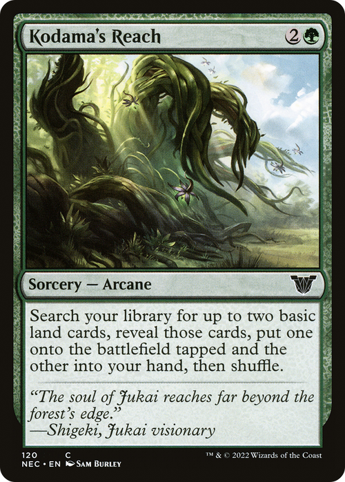 Kodama's Reach (NEC-120) - Neon Dynasty Commander