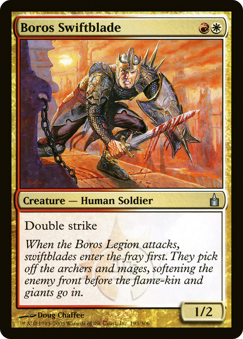 Boros Swiftblade (RAV-193) - Ravnica: City of Guilds