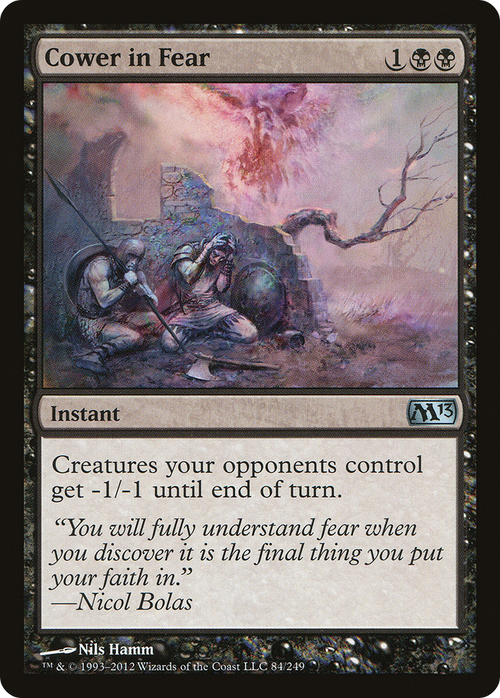 Cower in Fear (M13-084) - Magic 2013