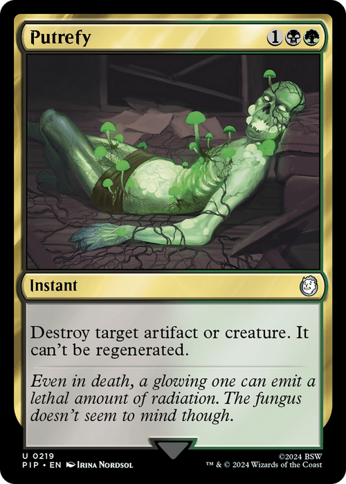 Putrefy (PIP-219) - Fallout Foil