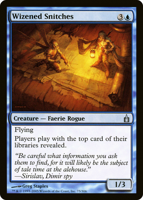 Wizened Snitches (RAV-075) - Ravnica: City of Guilds Foil