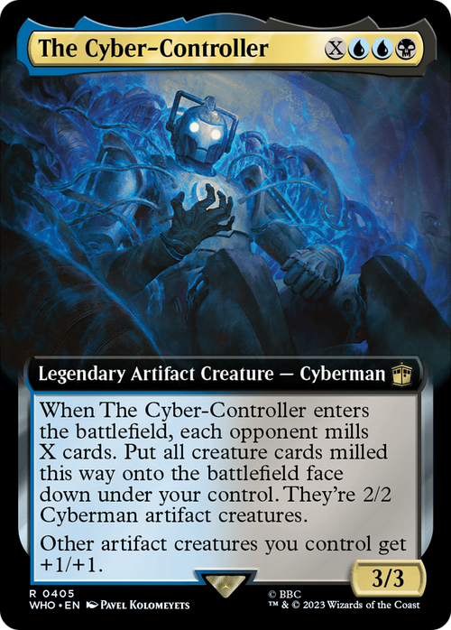 The Cyber-Controller (Extended Art) (WHO-405) - Doctor Who: (Extended Art) Foil