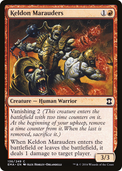 Keldon Marauders (EMA-136) - Eternal Masters Foil