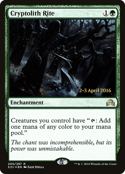 Cryptolith Rite (PRE-200S) - Shadows over Innistrad Promos Foil