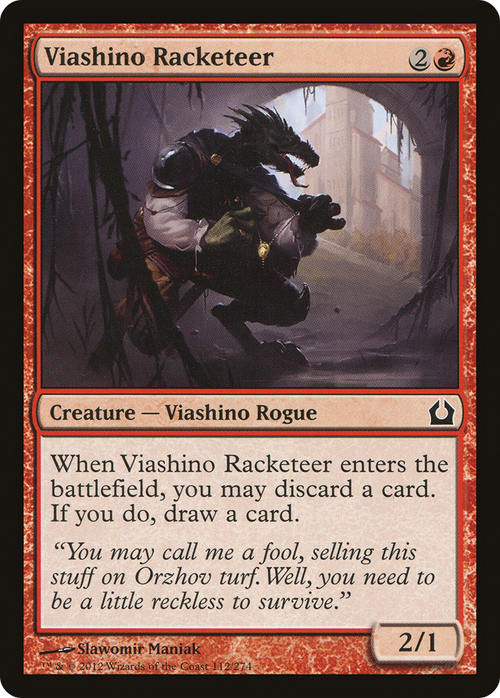 Viashino Racketeer (RTR-112) - Return to Ravnica Foil