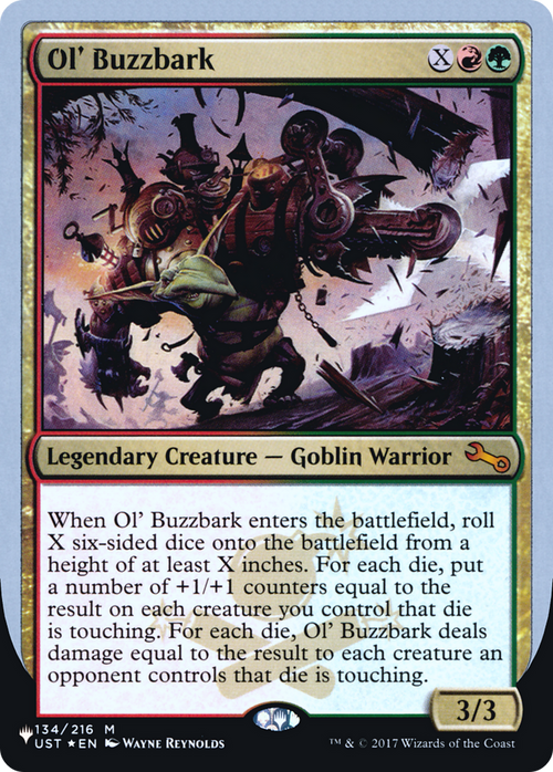 Ol' Buzzbark (LIST-134/216) - The List (Unfinity Foil Edition) Foil