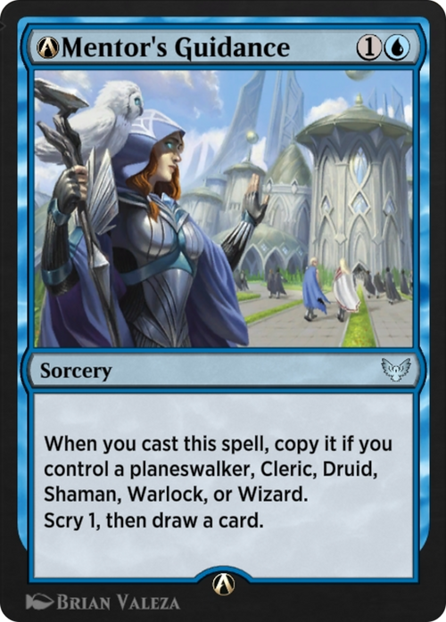 A-Mentor's Guidance (STX-A-46) - Strixhaven: School of Mages