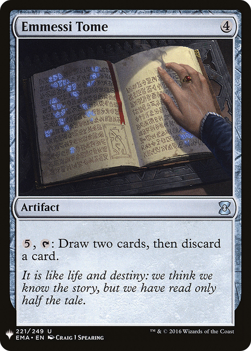 Emmessi Tome (LIST-EMA-221) - The List