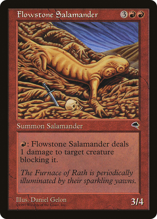 Flowstone Salamander (TMP-175) - Tempest