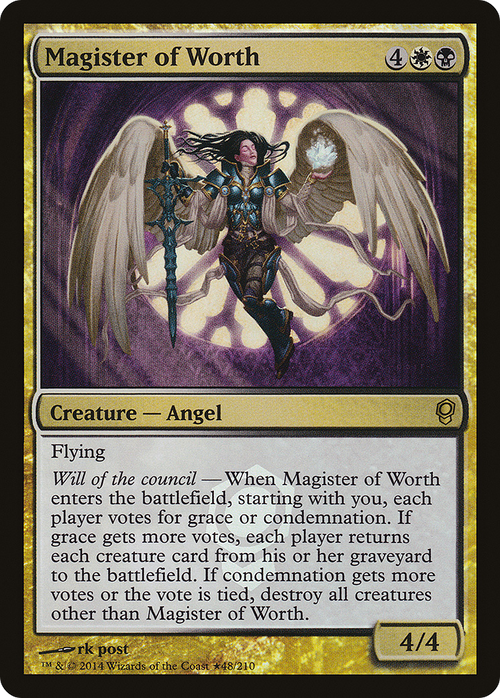 Magister of Worth (LARP-48★) - Conspiracy Promos Foil