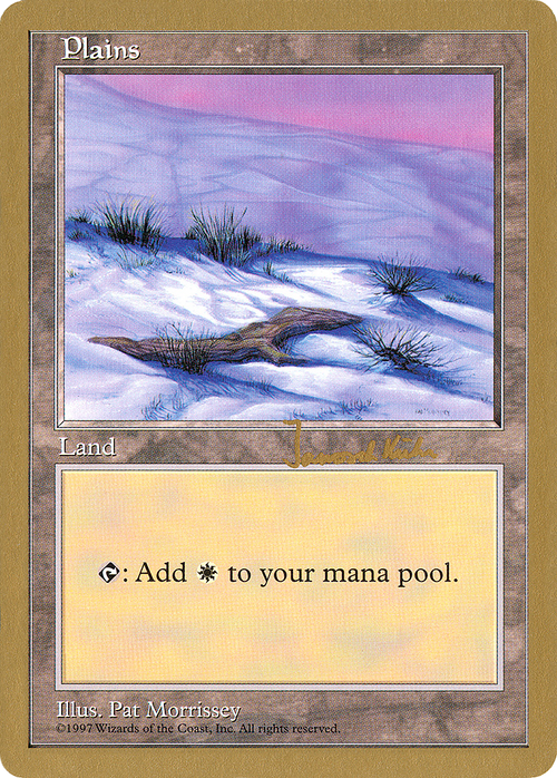Plains (434) - 1997 Janosch Kuhn (5ED) (WCD-) - World Championship Decks 1997