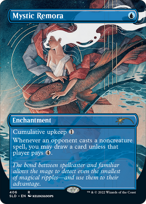 Mystic Remora (Borderless) (SLD-406) - Secret Lair Drop
