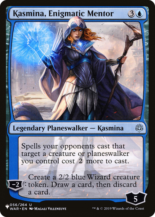 Kasmina, Enigmatic Mentor (LIST-WAR-56) - The List