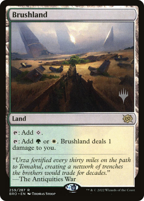 Brushland (PPBRO-259) - The Brothers' War Promos Foil