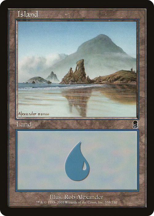 Island (338) (ODY-338) - Odyssey Foil
