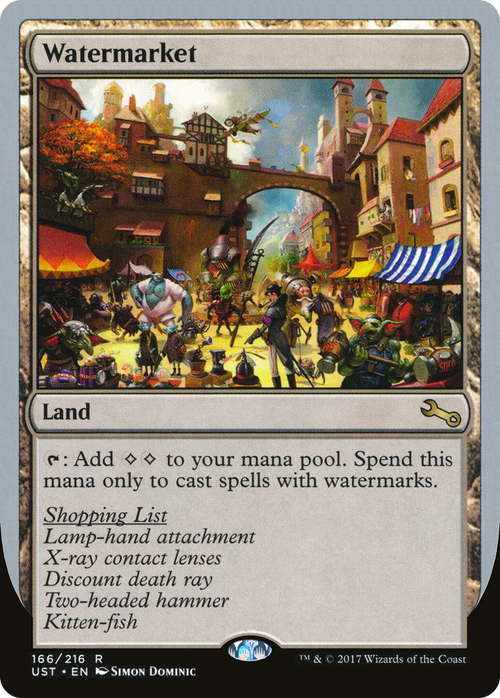 Watermarket (UST-166) - Unstable