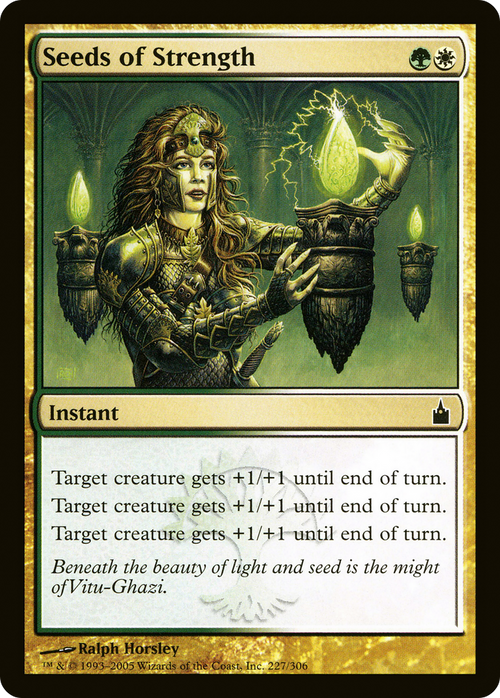 Seeds of Strength (RAV-227) - Ravnica: City of Guilds Foil