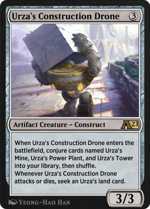 Urza's Construction Drone (YBRO-029) - Alchemy: The Brothers' War