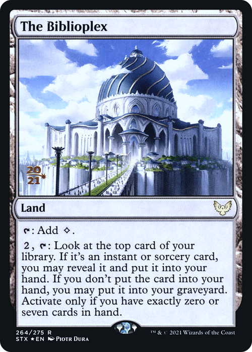 The Biblioplex (PRE-264S) - Strixhaven: School of Mages Promos Foil