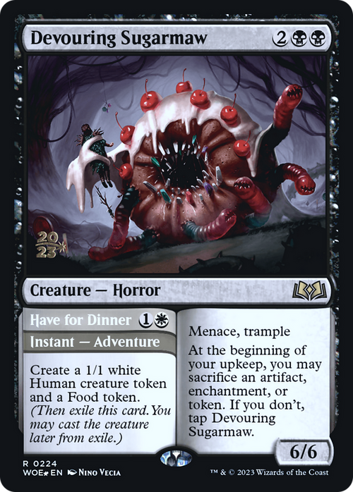 Devouring Sugarmaw (PRE-224) - Wilds of Eldraine Promos Foil