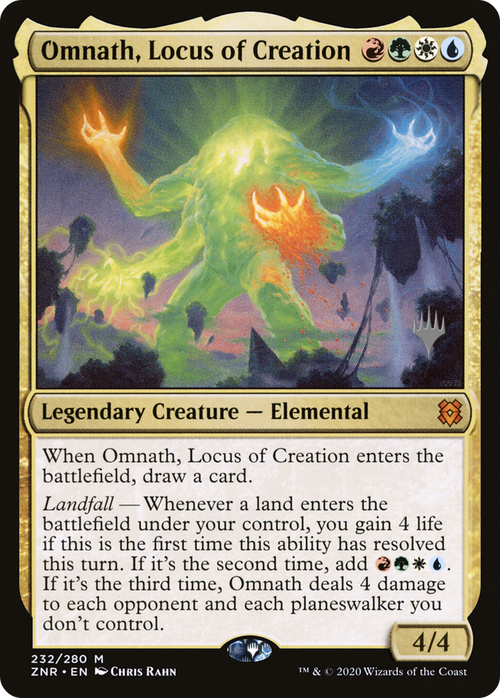 Omnath, Locus of Creation (PPZNR-232P) - Zendikar Rising Promos