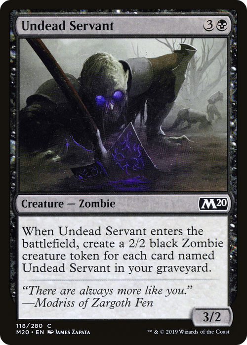 Undead Servant (M20-118) - Core Set 2020