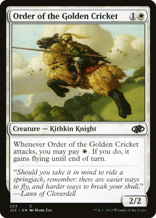 Order of the Golden Cricket (J22-223) - Jumpstart 2022